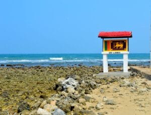 Pedro Point Jaffna the most upper place in Island